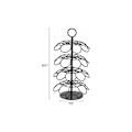 Miniatyrbillede 2 af 5: Kaffe Kapselholder Dispenser Kapsler Roterende Display Stativ til 36 Kapsler, Dolce Gusto Pod Holder Opbevaringsstativ, 360 Grader Roterbar, Sort, O