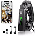 Miniatyrbillede 1 af 4: WiFi Endoskopkamera Endoskopisk Kamera Rørinspektionskamera HD 1200P med LED-lys til iPhone/Android/iOS Mobiltelefon/Windows/Mac/Tablet/PC (2M)