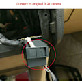 Miniatyrbild 3 av 5: RGB-signal till () AV CVBS-omvandlare avkodare boxadapter passar för Golf 6 CC fabriksmonterad backkamera