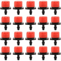Miniatyrbilde 1 av 5: 100 stk dryppvanningsdryppere, hagedyser, sprinklerdyser, 360° justerbar automatisk dryppvanning for plante drivhus plen DIY