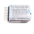 Miniatyrbillede 3 af 4: 1-8s Lipo Batteritester Monitor Buzzer Lavspændingsalarm Spændingskontrol med LED-indikator til Lipo Life LiMn Li-ION-batteri (6 stk.)