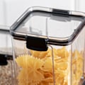 Miniatyrbillede 5 af 5: Plastik gennemsigtig forseglet krukke køkken krydderi husholdning fødevareopbevaringstank korn multi-korn opbevaringsboks 700 ml