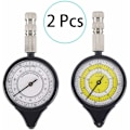 Miniatyrbilde 1 av 5: 2 stk. kortdistansmåler Odometer Multifunksjonskompass Kurvimeter Enhet, Opisometer, Kurvimeter, Avstandskalkulator Kartmåler Kompass Fottur Cam