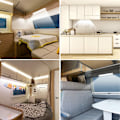 Miniatyrbilde 3 av 5: 2 stk 108 LED lyslist - Bilinteriørbelysning - 9W LED-list med bryter for campingvogn/skap/bil/lastebil/taklys