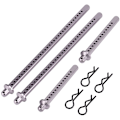Miniatyrbilde 1 av 5: Hull Column Metal Extended Body Posts for 1/10 RC Crawler Car Axial SCX10 II 90046 90047 Upgrade Parts