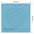 Miniatyrbillede 3 af 5: Tolags Magnetisk Trykning Varmt Seng Sticker Byggeoverflade Tape til 3D Printer Byggeplatform Opvarmet Seng Sticker (220X220Mm)