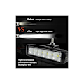 Miniatyrbilde 5 av 5: D18W-FL 7\" 18W LED Arbeidslyslys Lang rekkevidde LED-spotlight for terrengkjøretøy/båt/lastebil/bil Cree 6-LED flomlys arbeidslys LED-frontlys