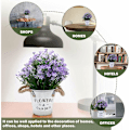 Miniatyrbilde 3 av 5: 4 stk kunstig bonsai med blomsterbøtte i tinn, egnet for bryllupsfestens midtpunktdekorasjon