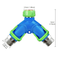 Miniatyrbillede 3 af 5: 2 stk. Have Splitter - 2 Vejs Have Splitter, Y Have Splitter Connector Udendørs Have Splitter
