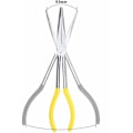 Miniatyrbilde 3 av 5: 28cm lange buede nesetenger - 25 grader - Langnesetenger - Tenger med taggete kjever