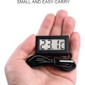 Miniatyrbilde 4 av 5: Ny digital LCD-termometer Temperaturmåler Probe Sensor Range -50 Celsius C til +110 Celsius C