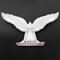 Miniatyrbild 4 av 5: Väggkonstskulptur Dekoration, 3D Statyvingar för Sovrum Mors Dag -Vit