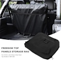 Miniatyrbillede 4 af 5: Freedom Top Panels Opbevaringspose til Wrangler JK JKU JL JLU 2-dørs 4-dørs Hardtop JT Modeller 2007-2021 (Sort)