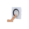 Miniatyrbillede 3 af 5: DC 12-24V LED Touch-vægpanel med lysstyrkejusterbar dimmer til at justere lys (Farve: Hvid)