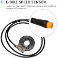 Miniatyrbillede 5 af 5: Elektrisk cykel PAS-sensor E-cykel Vandtæt konverteringssæt Dele E-cykel PAS-sensor Assistentsystem KT-V12L