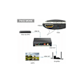 Miniatyrbilde 4 av 5: 4K HDMI Lydkonverter - Ekstraher Digital til Analog Lyd - SPDIF/Toslink RCA L/R - Høydefinisjons Videoadapter for Blu-ray DVD Xbox One og Mer