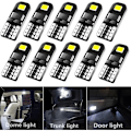 Miniatyrbilde 3 av 5: T10 W5W LED-billampe, 2835-2 Breddeindikator, Nummerplatebelysning Dekoding, Canbus Leselampe [Energiklasse A+]