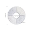 Miniatyrbilde 5 av 5: Pcs Cat Water Fountain Filter, Replacement Dog/Cat Water Fountain Filters, Cat Fountain with Resin&Activated Carbon