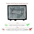 Miniatyrbilde 4 av 5: 5-pakning R7S halogenpære 78mm 80W 230V, R7S halogenstang 78mm, halogenpære r7s halogenstanglampe dimbar for bygningslyskaster, arbeidslandskapslys