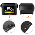 Pikkukuva 3 / 5: Auton digitaalinen nopeusmittari A202 OBD2 tietokoneen instrumenttinäyttö Head Up Display Trip