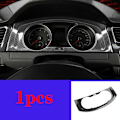 Miniatyrbild 4 av 5: För 2014-2019 Golf Mk7 Mk7.5 Abs Fiber Interiör Instrumentbräda Mätare Display Ramskydd Dekor