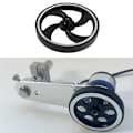 Miniatyrbillede 4 af 5: 500 mm x 6 mm x 20 mm Industriel Aluminium Gummi Måle Encoder Meter Hjul til Industriel Encoder Tilbehør Encoder Hjul