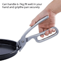 Miniatyrbild 5 av 5: 4X Pizzatång för djupa pizzapannor Tunga gjutna aluminiumtänger för att dra ut heta ugnspizzapannor
