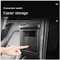 Miniatyrbillede 3 af 5: Til Model 3 Model Y 2017-2023 Center Console Organizer Bakke Armlæn Opbevaringsboks Biltilbehør
