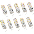 Miniatyrbillede 4 af 5: 10 stk. G4 LED Pære 1,5W DC12V Varmt Hvid 3000K 110LM Bi-Pin LED Pærer til Skabbelys Have