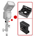 Miniatyrbild 5 av 5: 2-pack 1/4-tums Skruvadapter för Kallt/Varmt Skohållare för DSLR-kamerabur/Blixt/LED-lampa/Mikrofon/Monitor