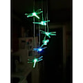 Miniatyrbillede 3 af 3: Solcelled Vindklokker Dragonfly Bevægelig LED Lys Farveskiftende til Havehave Vindklokker Lampe Tilbehør Hjem Decor (Tilfældig Farve)