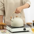 Miniatyrbilde 2 av 5: Fløytekjele, 2,5L Gassinduksjonsfløytekjele Rustfritt Stål Fløytetekjele Fløytetekjele for Induksjonsgasskomfyrer, Enkel å Cl
