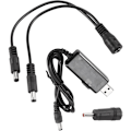 Pikkukuva 3 / 5: USB-tehostuskaapeli 5V Step Up 9V 12V DC jännitteenmuunnin Jännitteenmuuntaja 1A Step Up DC-säädin kytkimellä ja jännitemittarilla LED-näyttö