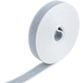Miniatyrbillede 1 af 5: Blindbånd i grå og hvid nylon, 22mm x 6m