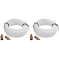 Miniatyrbillede 1 af 5: 5 Meter PTFE Bowden Rør med 4 stk. PC4-M6 Hot End Tilbehør 3D Printer Filament 1.75mm