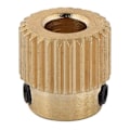 Miniatyrbild 4 av 5: Mässing Extruderhjul 26/40 Tänder 10st Mässing Extruderhjul för CR-10.CR-10S, Ender 3, Ender 3 Pro, MK7 MK8 Extruder (26 Tänder)