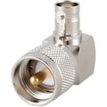 Pikkukuva 3 / 5: UHF PL259 -259 -uros BNC-oikean kulman RF-sovitinliitin, hopea