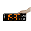 Miniatyrbild 2 av 5: 13 Tums Stor LED-Skärm Digital Väggklocka Bord Fjärrkontroll Väckarklocka Datum Vecka Timer Automatisk Dimmer Klocka-B