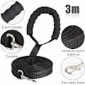 Miniatyrbilde 2 av 5: Stor hundekobbel, hundetreningskobbel, hundekobbel, 3 meter lang PP snor, skumhåndtak (svart, 1 stk) HIASDFLS