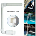 Miniatyrbild 4 av 5: Vattenstråle Pool Fontän Vattenfall Fontän Pool Fontän Vattenfall Fontän Pumpar Hållbara Justerbara för Trädgårdsdammar Pool Vattenfall Vattenpooler Dec