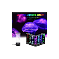 Miniatyrbillede 2 af 5: Medusa Lava Lampe, Natlampe til Børn med 7 Farver Transformerbare LED Lys, USB/Batteridrevet Fantasifuld Natlampe Soveværelse Simuleret Havliv