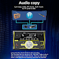 Pikkukuva 5 / 5: 2 Din Autoradion Auton Stereo Bluetooth Autot Mp3-Soitin Sopii
