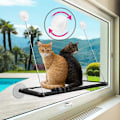 Miniatyrbild 2 av 5: Kattfönsterhylla Hängmatta Säte, Katt Hängmattor Fönster, Mycket Robust Kattbädd för Inomhus Vila Säte Säkerhet