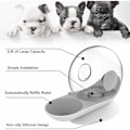 Miniatyrbillede 2 af 5: Katte- og Hunde Vanddispenser, Gravity Kattedrikker, Snegleform, Automatisk Kattevandfontæne, Hunde Vandskål Dispenser - Let at Se Vandniveau (Grå)