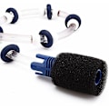 Miniatyrbilde 2 av 5: RTGPT anti-sprutdyses med 6 skum børster for Polaris 280 bassengrobot, tilsvarende Tail Sweep Pro TSP10S...
