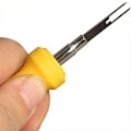 Pikkukuva 5 / 5: 4 kpl/setti 3 mm + 2 mm Auton johdotusliittimen poistaja Autoterminaalien poistotyökalu