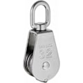 Miniatyrbillede 1 af 4: Heavy Duty Enkelt Blok Remskive med Svingbar Rustfrit Stål Remskive Blok Maks Belastning 35-1000 kg – M32 <p>Enkelt blok remskive lavet af 304 rustfrit