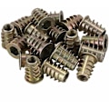 Pikkukuva 1 / 5: 20 kpl M6X 15mm kuusiokolokanta ruuvi kierteinen mutteri puulle