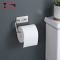Pikkukuva 4 / 5: Itseliimautuva wc-paperiteline, ruostumaton teräs, paperirullan pidike, ruostumaton, harjattu pinta, A7070-2