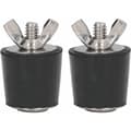 2 st gummipluggar vinterisera pool gummipluggar koniska plugg simbassäng tillbehör 25mm